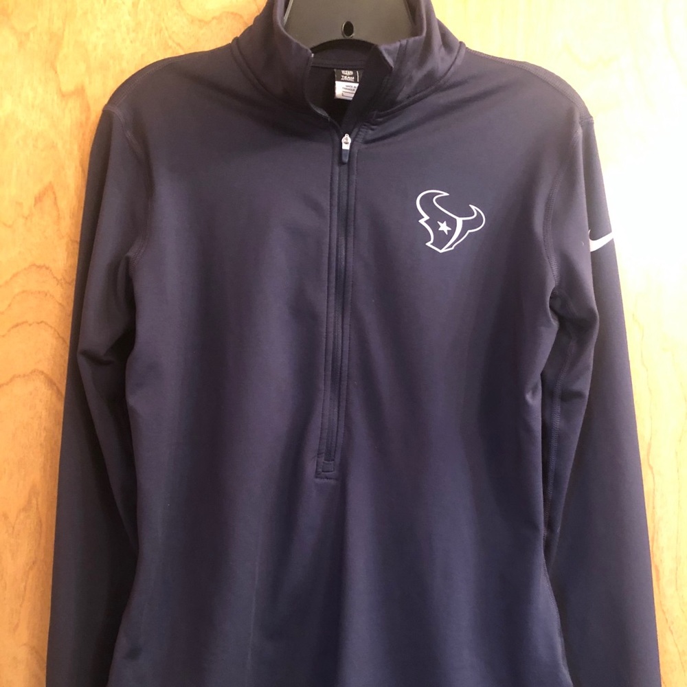 NFL Texans quarter zip Nike dry fit